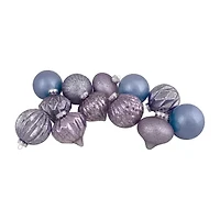 Northlight Finial And Glass Ball 12-pc. Christmas Ornament