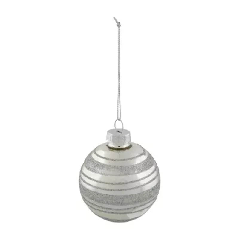Northlight Silver Ball 4-pc. Christmas Ornament