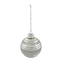 Northlight Silver Ball 4-pc. Christmas Ornament