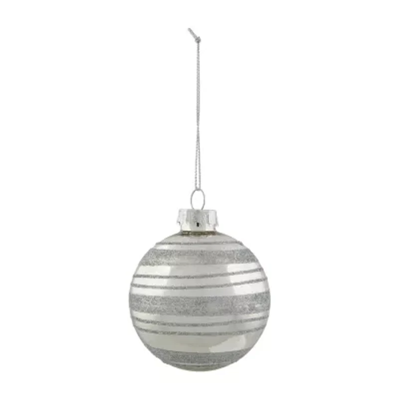 Northlight Silver Ball 4-pc. Christmas Ornament
