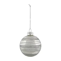 Northlight Silver Ball 4-pc. Christmas Ornament