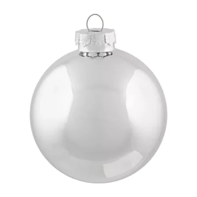 Northlight Silver And Matte Ball 6-pc. Christmas Ornament