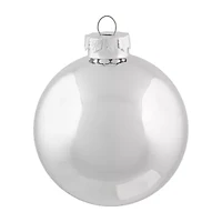 Northlight Silver And Matte Ball 6-pc. Christmas Ornament
