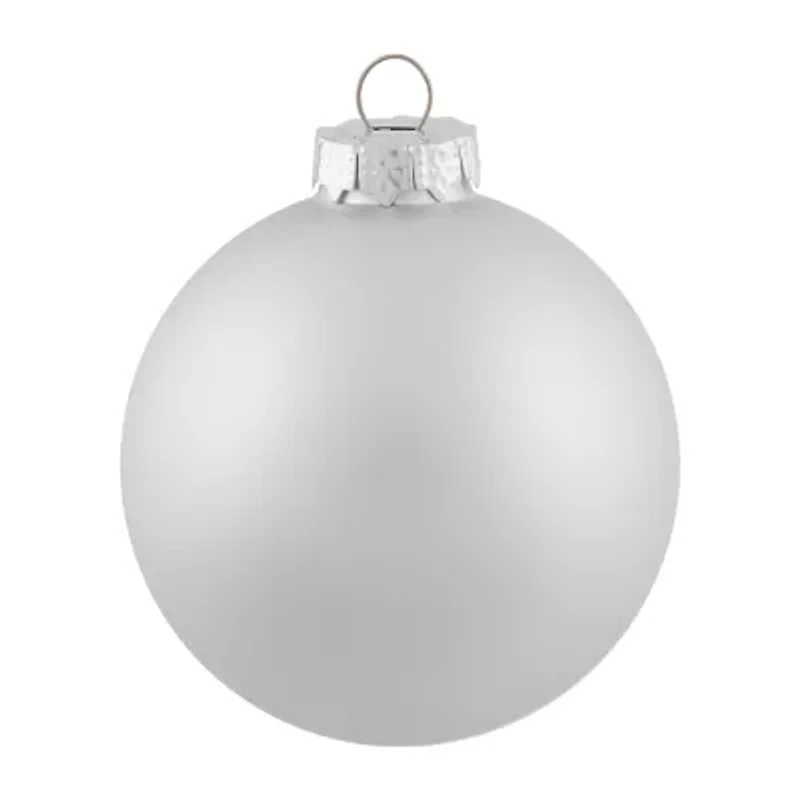 Northlight Silver And Matte Ball 6-pc. Christmas Ornament
