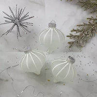 Northlight Stripes Glass 3-pc. Christmas Ornament