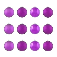 Northlight 4-Finish Ball 12-pc. Christmas Ornament