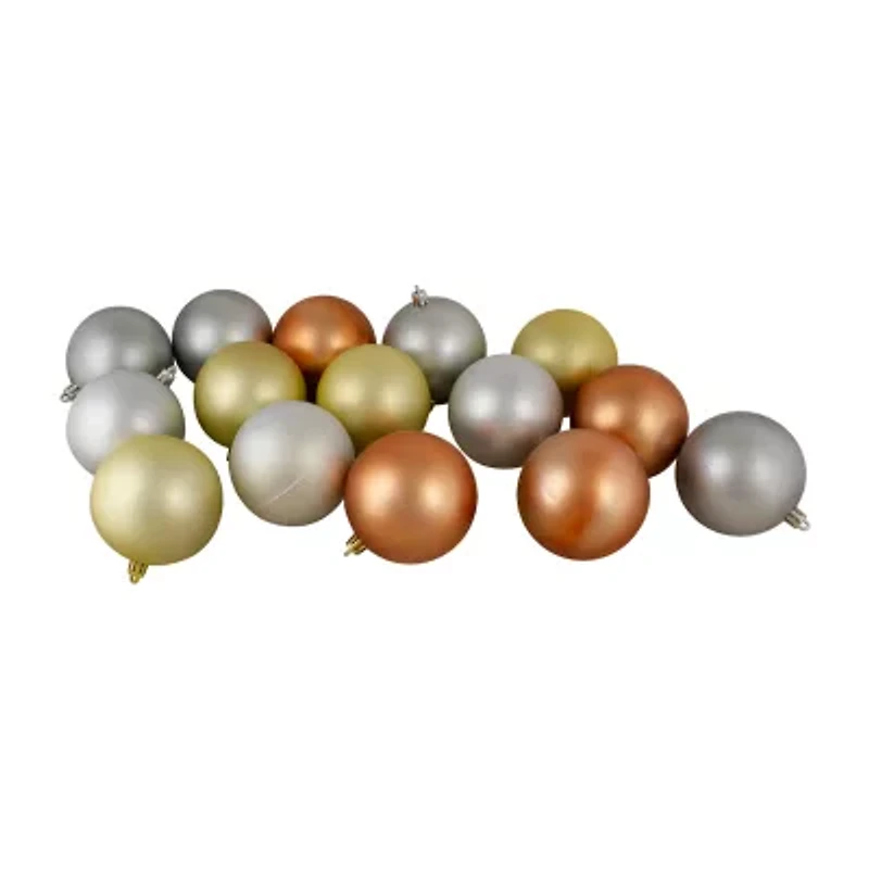 Northlight 2-Finish Silver Ball 32-pc. Christmas Ornament