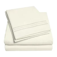 Sweet Home Collection™ 18"-24" Extra Deep Pocket, Double Brushed High End Microfiber Sheet Set
