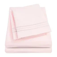 Sweet Home Collection™ 18"-24" Extra Deep Pocket, Double Brushed High End Microfiber Sheet Set
