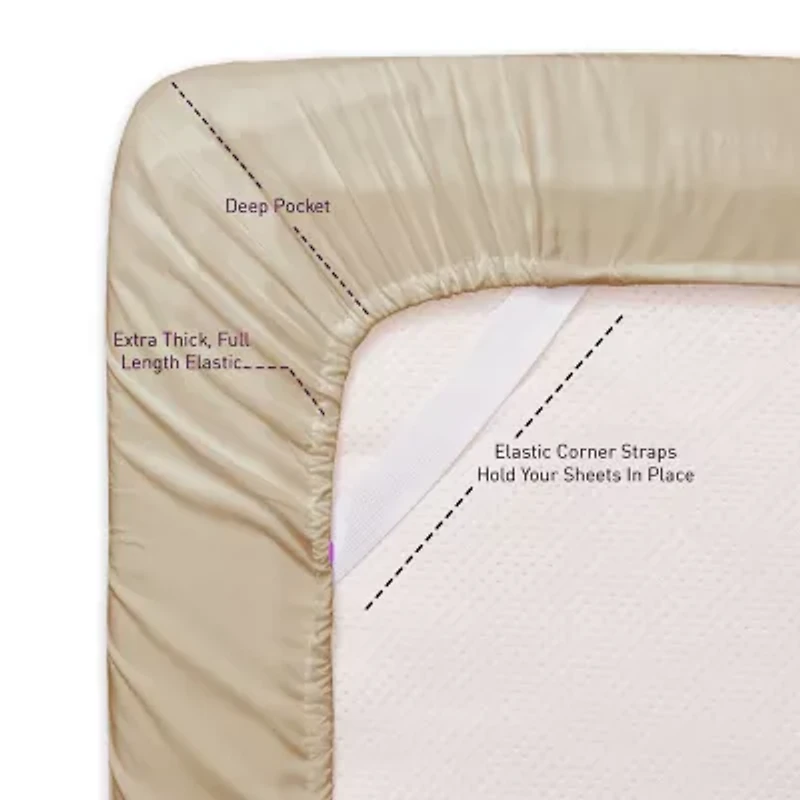 Sweet Home Collection™ 18"-24" Extra Deep Pocket, Double Brushed High End Microfiber Sheet Set