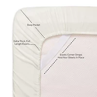 Sweet Home Collection™ 18"-24" Extra Deep Pocket, Double Brushed High End Microfiber Sheet Set