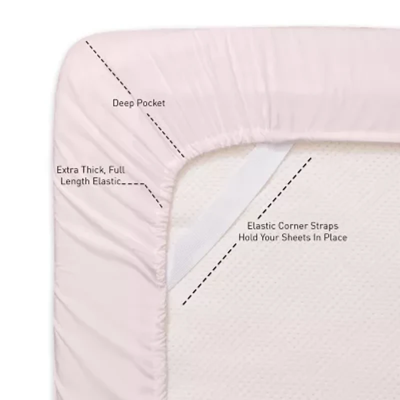 Sweet Home Collection™ 18"-24" Extra Deep Pocket, Double Brushed High End Microfiber Sheet Set