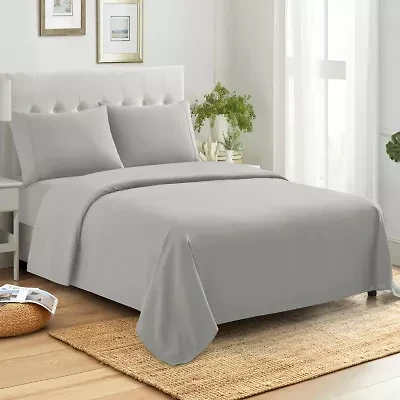 Sweet Home Collection™ 400 Thread Count 100% Cotton Solid Sheet Set