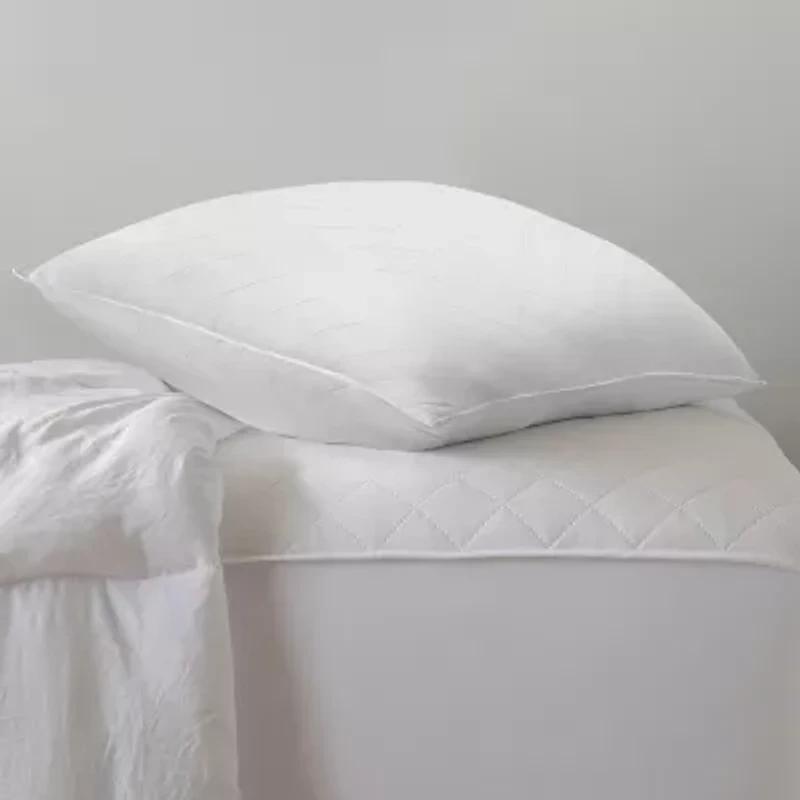 Ella Jayne Down Alternative Poly Gel, 100% Cotton Shell 2 Pack Medium Density Bed Pillow