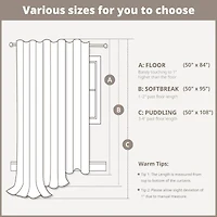 INK+IVY Imani Rod Pocket Back Tab Light-Filtering Single Curtain Panel