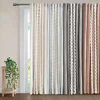INK+IVY Imani Rod Pocket Back Tab Light-Filtering Single Curtain Panel