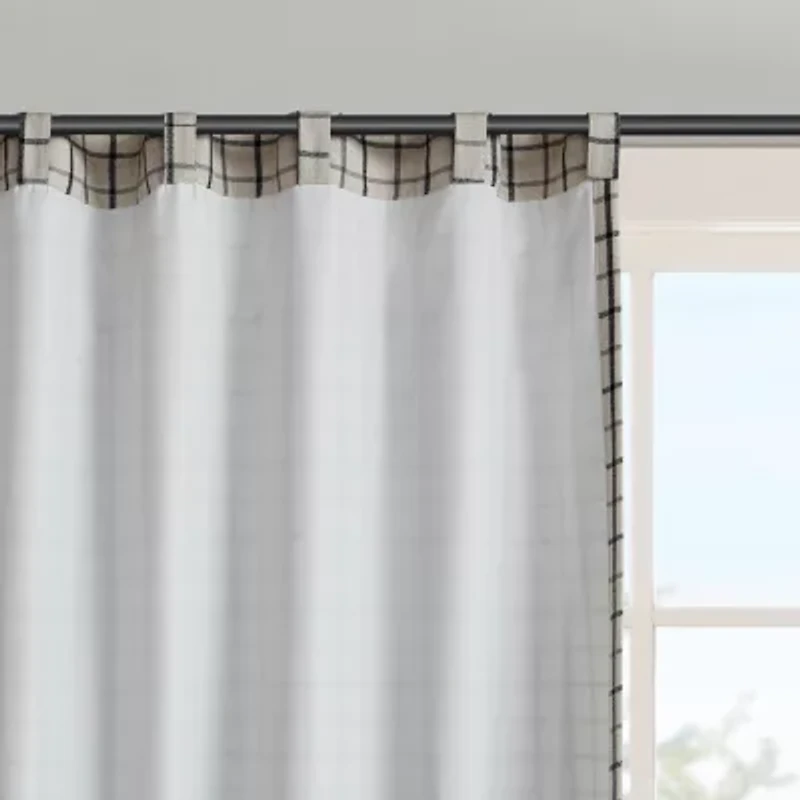 Madison Park Salford Rod Pocket Light-Filtering Single Curtain Panel