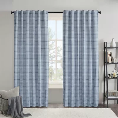 Madison Park Salford Rod Pocket Light-Filtering Single Curtain Panel