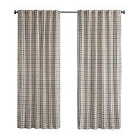 Madison Park Salford Rod Pocket Light-Filtering Single Curtain Panel