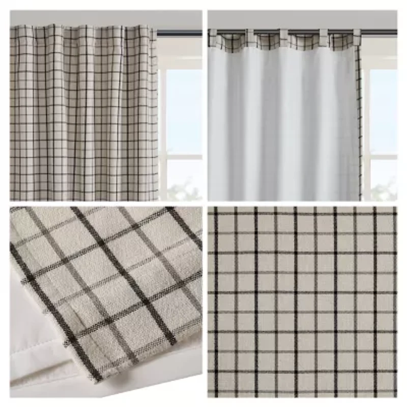 Madison Park Salford Rod Pocket Light-Filtering Single Curtain Panel