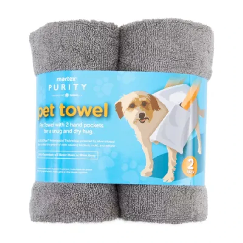 Martex Purity Pet 2-pc. Quick Dry Bath Towel Set