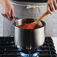 Kitchen Aid Stainless Steel 3-Ply Base 3-qt. Covered Sauce Pan