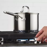 Kitchen Aid Stainless Steel 3-Ply Base 3-qt. Covered Sauce Pan