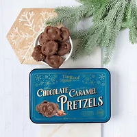 Tin Roof Kitchen Company Milk Chocolate Sea Salt Caramel Pretzels Tin