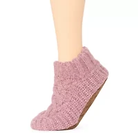 Muk Luks Sweater Knit Cuff Womens 1 Pair Slipper Socks