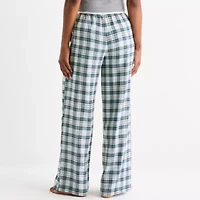 Arizona Body Womens Flannel Juniors Pajama Pants