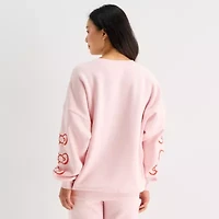 Grayson Threads, The Label Hello Kitty  Crew Sweatshirt Womens Neck Long Sleeve Juniors
