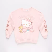 Grayson Threads, The Label Hello Kitty  Crew Sweatshirt Womens Neck Long Sleeve Juniors