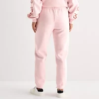 Grayson Threads, The Label Womens Drawstring Waist Cuffed Mid Rise Hello Kitty Juniors Fleece Sweatpant