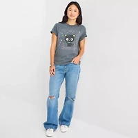 Grayson Threads, The Label Chococat Boyfriend Tee Womens Crew Neck Short Sleeve Loose Fit Hello Kitty Juniors Graphic T-Shirt