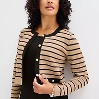 Melonie T Womens Sleeveless Striped Sweater Dress