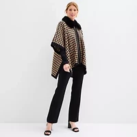 Black Label by Evan-Picone Womens Elbow Sleeve Zipper Cardigan