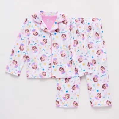 Ms. Rachel Toddler Girls Fleece Long Sleeve 2-pc. Pajama Sets
