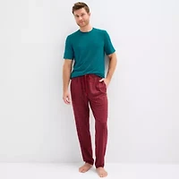 Stafford Mens Crew Neck Short Sleeve Pajama Top