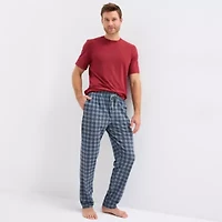 Stafford Mens Crew Neck Short Sleeve Pajama Top