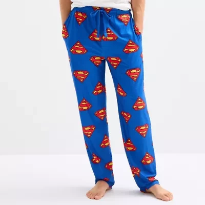Mens Superman 1 Pair Pajama Pants