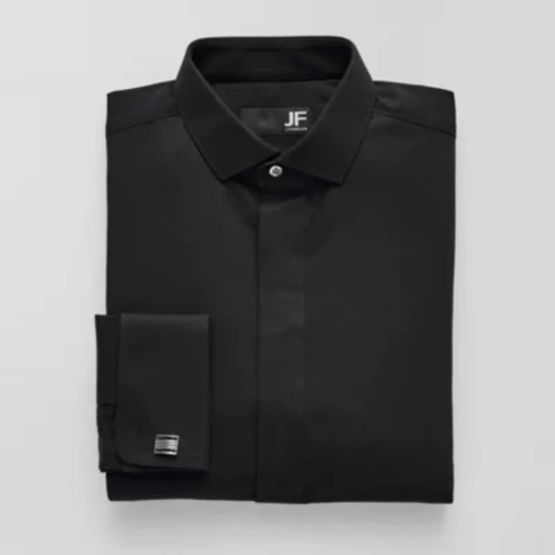J. Ferrar Point Collar Long Sleeve Tuxedo Shirt