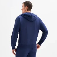 U.S. Polo Assn. Fleece Mens Long Sleeve Embroidered Zipper Hoodie