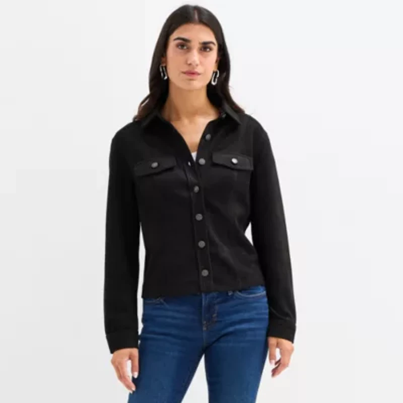Frye and Co. Womens Lightweight Shirt Jacket