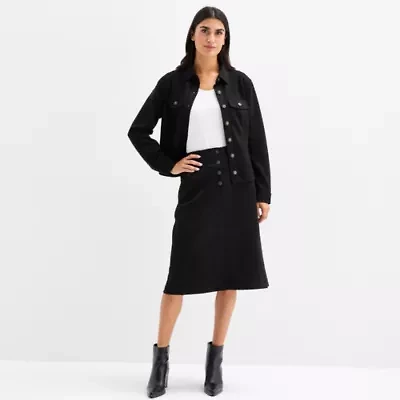 Frye and Co. Womens Midi Pencil Skirt