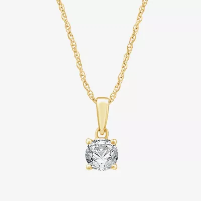 G, Si1-Si2 Womens 2 CT. Lab Grown White Diamond 14K Gold Over Silver 2-pc. Jewelry Set