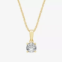 G, Si1-Si2 Womens 2 CT. Lab Grown White Diamond 14K Gold Over Silver 2-pc. Jewelry Set