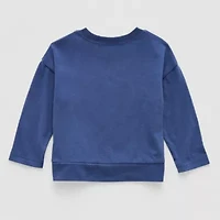 Okie Dokie Baby Boys Round Neck Long Sleeve Regular Fit Graphic T-Shirt