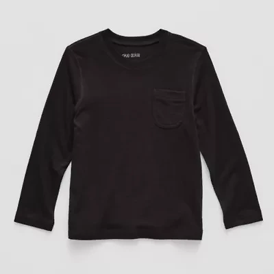 Okie Dokie Toddler Boys Round Neck Long Sleeve T-Shirt
