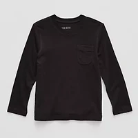 Okie Dokie Toddler Boys Round Neck Long Sleeve T-Shirt