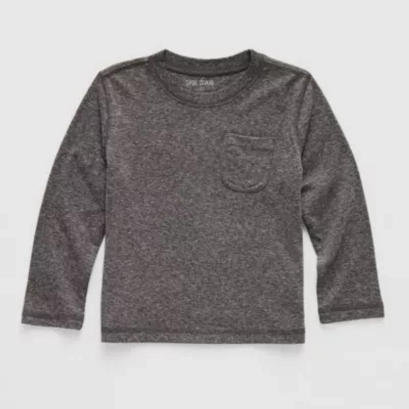 Okie Dokie Toddler Boys Crew Neck Long Sleeve T-Shirt